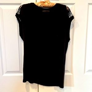 IRO cotton/cashmere crochet tee shirt